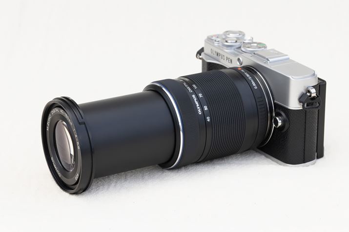 uM.ZUIKO DIGITAL ED 40-150mm F4.0-5.6 Rv][܂ŃY[Ă݂BOʂ͂ȂJo邪A̔ʑ̂B镪ɂ͎BeɍȂ