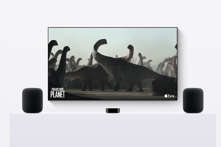 2́uHomePodvgăXeIXs[J[Ƃėp\BuApple TV 4KvƑgݍ킹ăz[VA^[pXs[J[ƂĂg