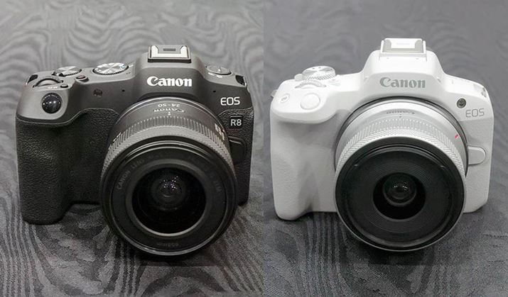 uEOS R8vŁAEuEOS R50vB^Eyʃ{fBɏʃf䂸̍\𓋍ڂĂ̂