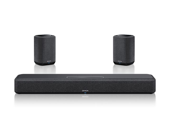 uDenon Home Sound Bar 550vgȂ΁A܂̂uDenon Home 150v2ǉ4.0ch\BuDenon Home 150v1łyy߂ulbg[NXs[J[vȂ̂ŁAi͕ʂ̕ŉy𕷂߂ɁuDenon Home 150vgAfȂǂꍇɂ͎ʐ^̂悤ɁuDenon Home Sound Bar 550vƑgݍ킹AƂg\BCXŐڑł̂ŁAXs[J[P[uȂƂȂAƂĂȒPɖ{iIȃTEȟ𖡂킦