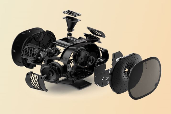 {̂̐ʁAVʁAʂɌv6̃Xs[J[𓋍ڂA1Dolby AtmosɂԃI[fBIy߂