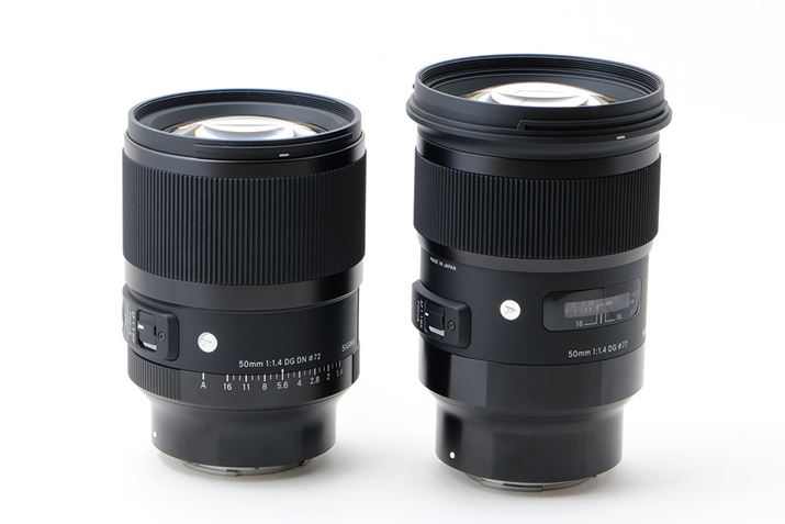 Vfu50mm F1.4 DG DNvijƋfu50mm F1.4 DG HSMviEjׂĂ݂܂