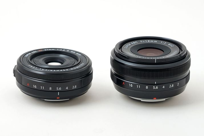 uXF18mmF2 RviEjƁuXF27mmF2.8 R WRvijB2{ƂăRpNgȂ̂ŁAЕ㒅̃|PbgɓČgs邱ƂłႢ܂