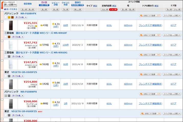 i.comɓo^Ăe600Lȏ̗Ⓚ①ɂ́A600L`740L܂őS36ii2023N411_j