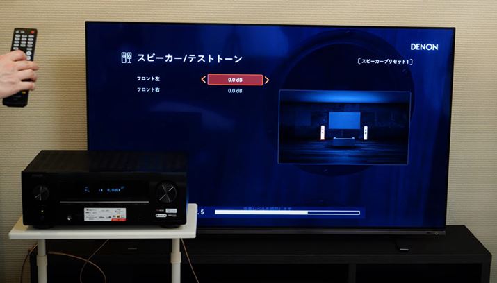 AVAṽ[U[ł΁AeXgg[o΁AڑĂ邩ǂmFł܂Bݒ̓[J[␻iɂĈقȂ܂̂ŁAڍׂ͐iQƂ܂傤BŎĝ̓fḿuAVR-X2800HvƂ@BZbgAbvj[AuXs[J[vu}jAZbgAbvvuxvɑIԂƃeXgg[̍ڂ\܂