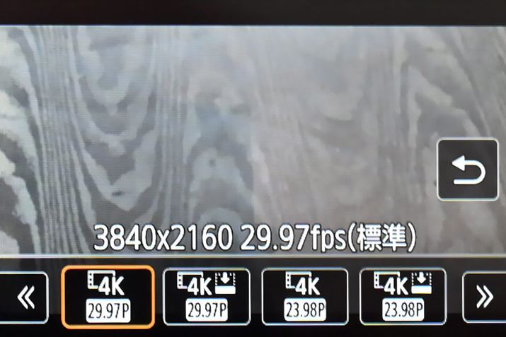 4K/30p̋L^ɑΉ