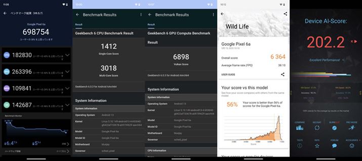 uPixel 6avŎ{vx`}[ÑXRAB
