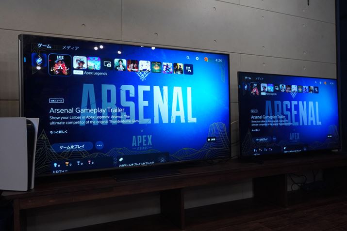 PS5̐ڑz肵āu4K LagTesterv4K/60Hz̒xeXg