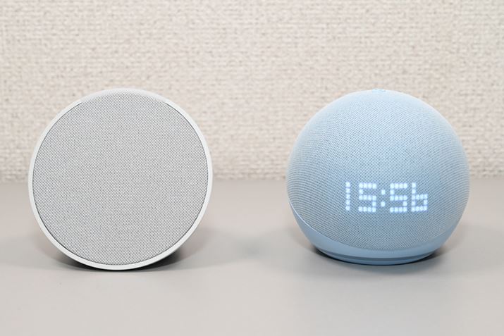 uEcho PopvƁuEcho Dot with clocki5jvтɂĉ̈Ⴂ`FbN