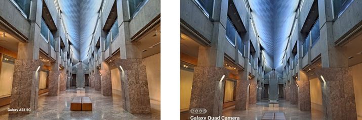 ԐڏƖ̉LBeBuGalaxy A54 5Gv̂ق薾邭AV䕔̖͗l嗝΂̒̃fBe[c悤ȏsĂBeʐ^FGalaxy A54 5GA4.08MBEGalaxy A53 5GA4.04MB