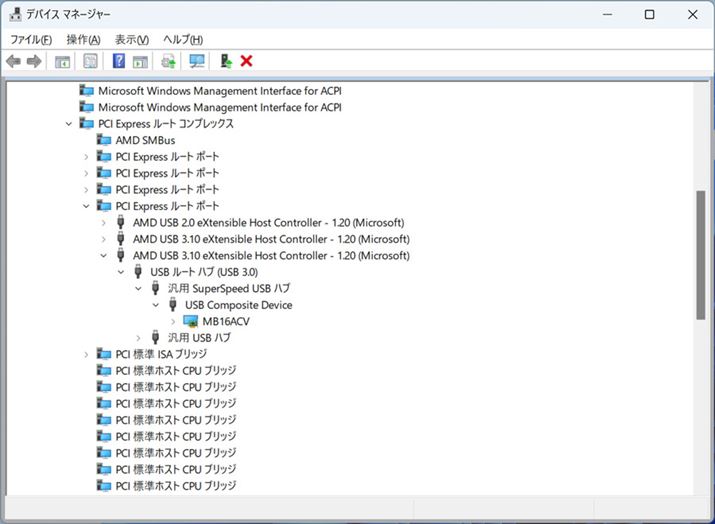 USBڑł́AIȐڑ@قȂBfoCX}l[W[ŊmFUSBɐڑĂ̂킩