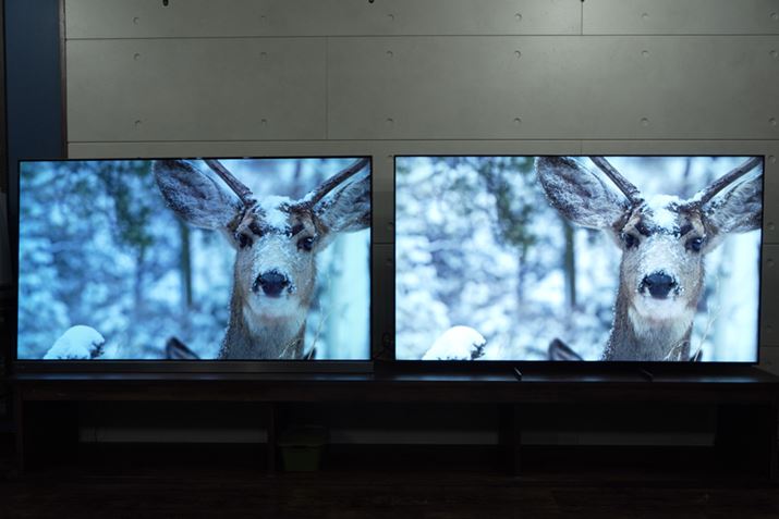 ̃rOɁu65X95LvݒuĂ݂Bʐ^ɈڂĂ̂TVS REGZA4KL@ELeru65X9400SvAʐ^E񃌃r[\j[u65X95Lv