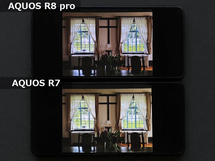 ʐ^f[^\ƁuAQUOS R8 prov̂قԖȂ