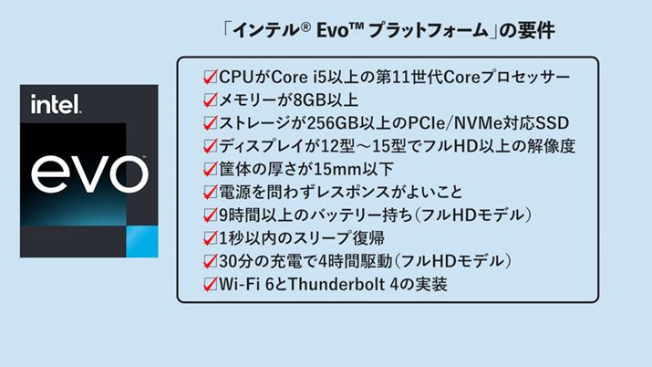 uCe&#174; Evo&#8482; vbgtH[v̗v