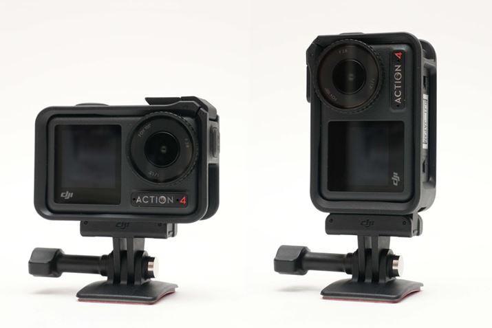 uOsmo Action 4vP̂ł͏cʒuɎt܂񂪁At[𑕒ƏcɃA_v^[}Egɐݒu邱Ƃł܂