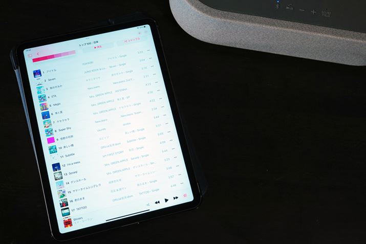 uSOUND FIELDv̌ʂ̑m߂ׂuAppleMusicv̐lCʋȂ𒮂܂Ă݂