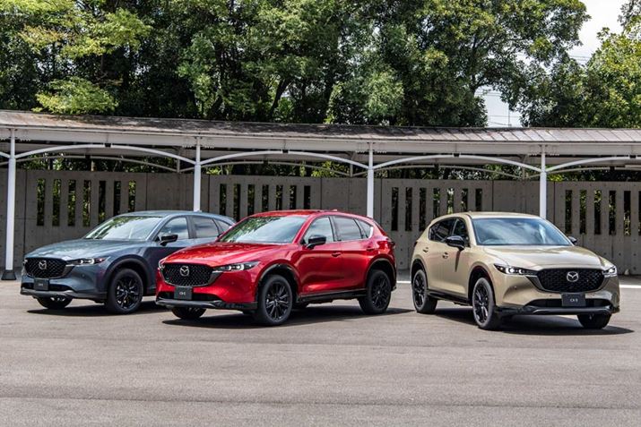 X|[eB[3fꂽuCX-5vB摜́AuBlack Tone EditionvuSports AppearancevuRetro Sports Editionv