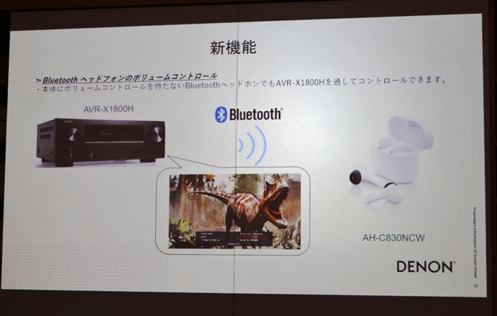 AirPlay 2ABluetoothT|[g邱Ƃ͏]ǂBBluetooth͎MłȂM\A]fł͉ʒ̓Czwbhz̉ʒ@\gKvBuAVR-X1800Hvł́AAvŉʒ\ɂȂ