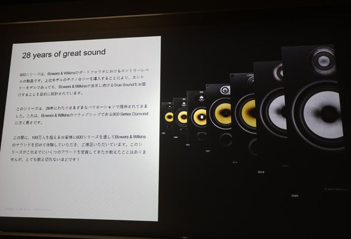 Bowers & Wilkins̃Gg[NXu600vV[YoꂵĂ28NBȑOBowers & Wilkins̃Gg[f́uČƂǂ̃Xs[J[킩Ȃv̂ƂBŁÃ[J[̊łPu[R[E[n[ƃ^h[𓊓ꂽ̂n܂肾B݂ł͉FPu[R[͊DF́uReBjAER[vƌĂ΂郆jbgɕύXĂ