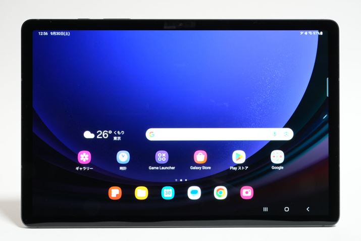 񎎗p̂́uGalaxy Tab S9vBʂ͖11C`3f̒ōłłAHDRRec̍ĐAő120Hz쓮̃tbV[gAX^CXyΉȂǃXybN͏ʃfƓł