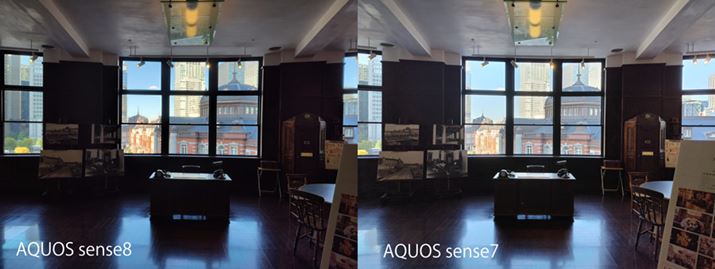 Í̑傫\}Ń_Ci~bNWrB́uAQUOS sense8v̂ق猩ԃKwɂ̃RgXg肭肵ĂB܂Ah̓V̉AeBۂṎႢ͂܂ςȂ