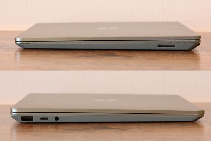 OC^[tFCX͍ʂUSB 3.1 Type-AAUSB 3.2 Type-CiDisplayPortA[djA3.5mmwbhzo/}CŃAEʂSurface Connect|[gB[dSurface Connect|[głȂAUSB Type-C^CṽA_v^[gUSB 3.2 Type-CoRł\