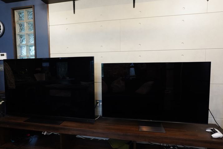 TVS REGZAu65Z970Mviʐ^jTCLu55C845viʐ^Ej̉f荞݂rlqBق̂킸AuC845vV[Ŷقf荞݂͏Ȃ