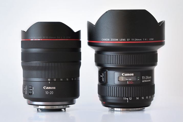 uRF10-20mm F4 L IS STMvŁAEuEF11-24mm F4L USMvBuRF10-20mm F4 L IS STMv̂قЂƉRpNg