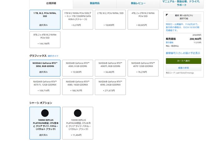rfIJ[h̍ŏʂNVIDIÁuGeForce RTX 4090vB̉i̓vX271,673~I