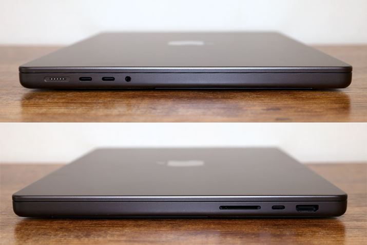 M3 Maxf̊OC^[tFCXBM3f͉EʂThunderbolt/USB 4iUSB-Cj|[gڂ܂