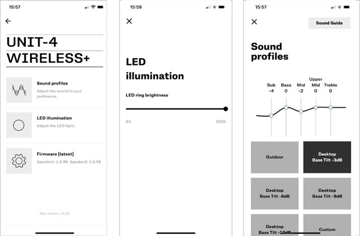 AvgbvʁBLED̖邳B0100܂ŃXCho[Œł܂BẼCRCU[iuSound profilesvj͒uꏊɂቹ˂Ȃǂlڂł