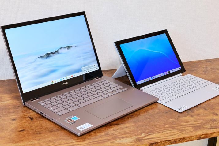ASUS JAPAN\V^Chromebook PluśuASUS Chromebook Plus CM34 Flip (CM3401)vijƐV^ChromebooḱuASUS Chromebook CM30 Detachable(CM3001)viEj