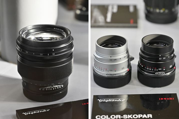 uNOKTON 75mm F1.5 AsphericalvijƁuCOLOR-SKOPAR 50mm F2.2 VMviEjQloiœWĂ