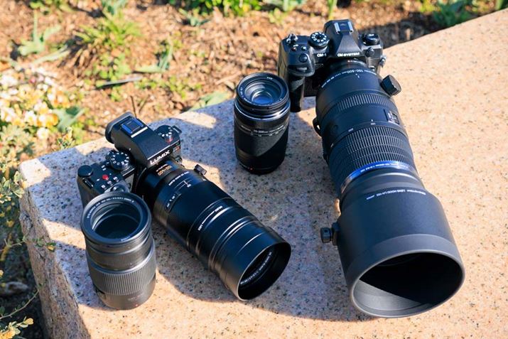 gpJƃYBJ̓pi\jbŃuLUMIX G9PROIIvƁAOMfW^\[VÝuOM SYSTEM OM-1 Mark IIvgp