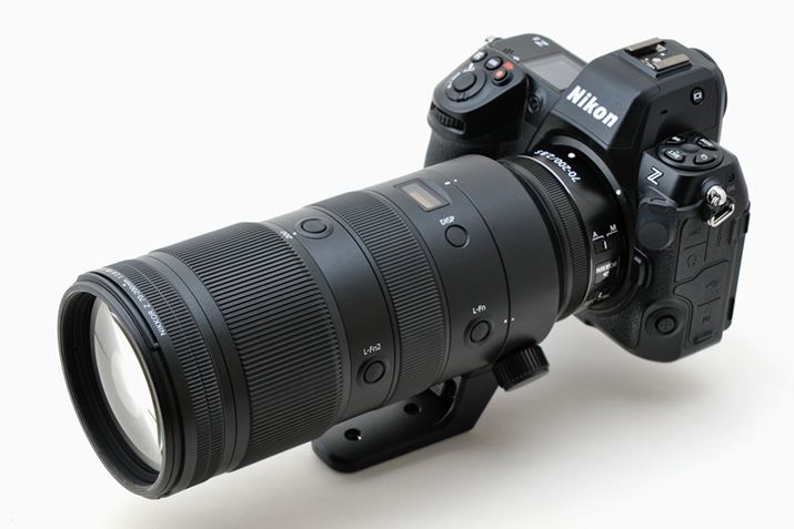 VN␳́AYƃ{fB̎u␳@\Aē삵܂B摜́AjR̃tTCY~[XJuZ 8vƖ]Y[YuNIKKOR Z 70-200mm f/2.8 VR Svgݍ킹