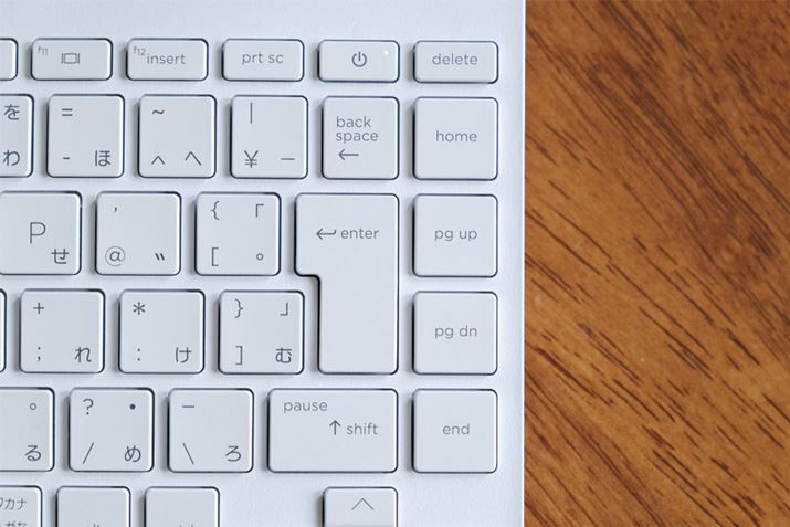 ȂenterbackspaceƂƁAẼL[Ă܂ɂȂ܂