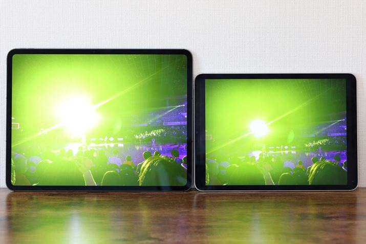 u13C`iPad ProiM4jvAEu11C`iPad Proi3jvBȌf荞񂾎ʐ^A邳iႢȂ̂悭킩