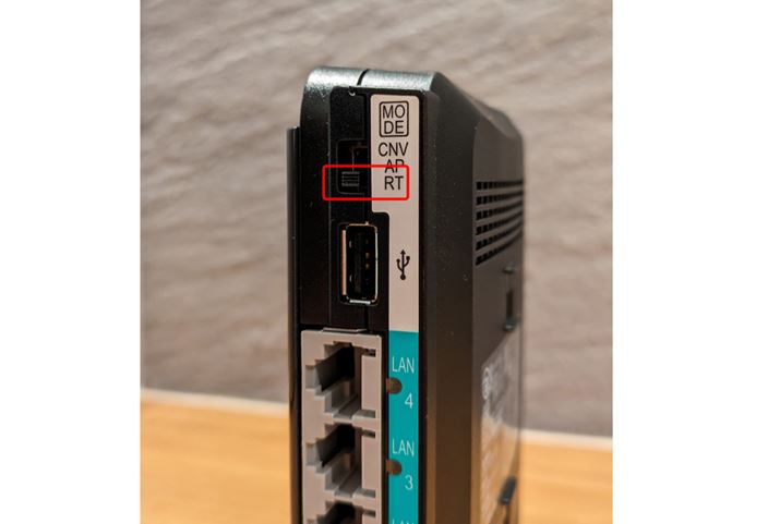 uAtermWR9500Nv̓[^[[h́uRTvɐݒ肳ꂽԂœ͂B̂܂܂̏ԂŌ؂{