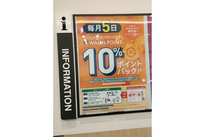 CIł́AɁuWAON POINTv𗘗pƁA10̃|CgҌLy[𖈌5Ɏ{