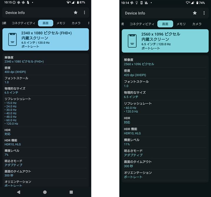 uXperia 1 VIvijƁuXperia 1 VviEj̃fBXvCBuXperia 1 Vvʏ̓tHD+ŕ\Ă邱Ƃ킩