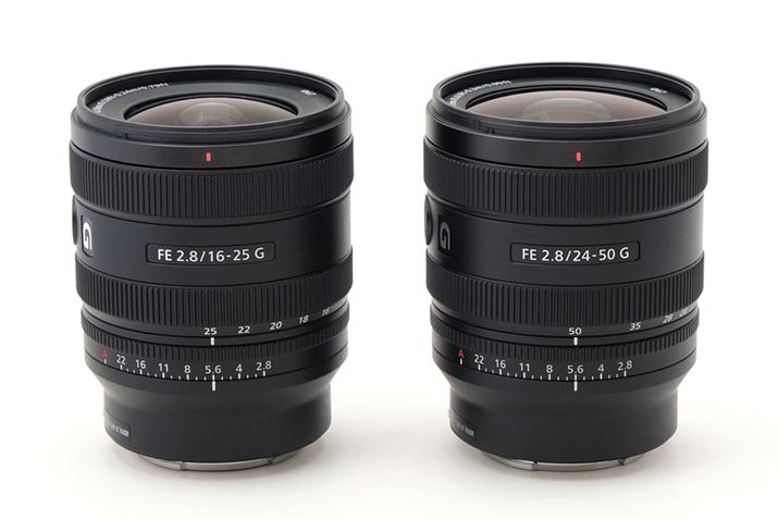 uFE 16-25mm F2.8 GvijƁuFE 24-50mm F2.8 GviEj̓RZvgƂɂZ탌YBa^EyʂȃY[Ył