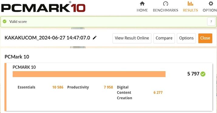 uPCMark 10 Professional Editionv̌