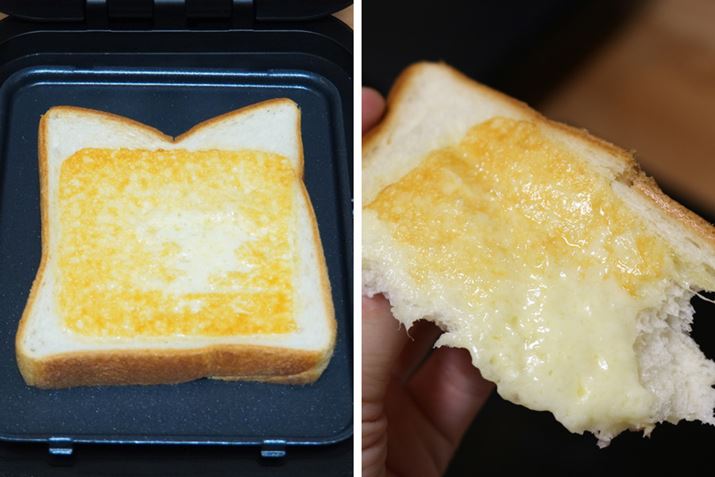 ʓIȃg[X^[Ń`[Yg[XgƁA`[ŶȂ͏ĂFt܂Auabien BREAD GRILLvŏĂ̂̓`[Y񂪂BłāA܂ŔMXŁANXg̓TNbƂĂāA`[Yg[Xg܂ŐHׂƂ̂ȂHł