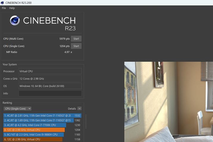 uCinebench R23v̌v