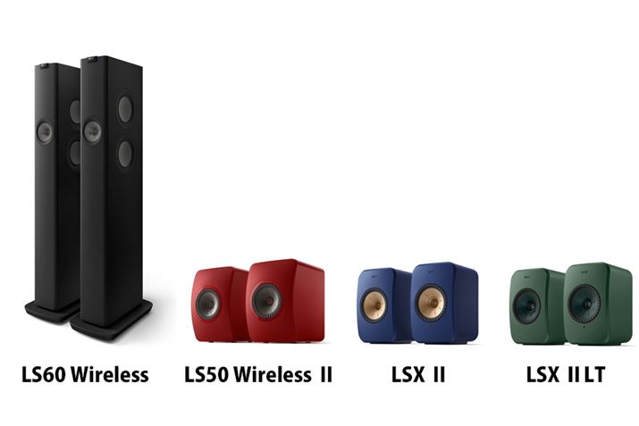 KEFł́AAvANeBuXs[J[uCXHi-FiXs[J[vƂēWJĂBŐVfARCΉHDMI[q𓋍ڂĂ邽߁AerƂ̘AgX[YBuLS60 Wirelessv́uBladevV[Y̎vzCXXs[J[ɗƂ񂾂̂ŁAuLS50 Wireless IIv́uLS50 MetaṽCXXs[J[łƌBuLSX IIv͂̃RpNgłŁAuLSX II LTv͂ɋ@\ȗf