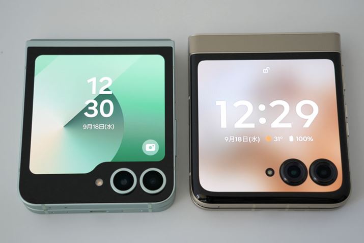 uGalaxy Z Flip6vAEumotorola razr 50vBTufBXvČ`󂪈Ⴄ