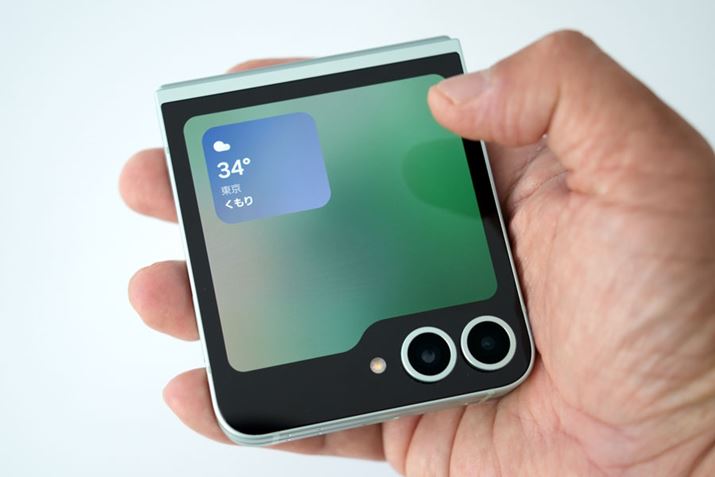 uGalaxy Z Flip6v͊OfBXvCɍœKꂽEBWFbg𗘗płBȂAzuEBWFbgAv͐ݒʂŎw肷