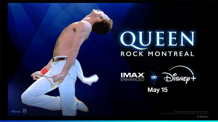 Disney+は「QUEEN ROCK MONTREAL」などの「IMAX Enhanced」バージョンを配信開始した。日本では合計17作品を視聴可能だ（2024年10月23日時点）