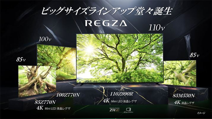 u110Z990Rvu100Z770Nvu85Z770Nv3fmini LEDobNCg𓋍ځBɁu110Z990Rv͎w肵`l̔ԑgׂĘ^łu^CVtg}VvɑΉĂ