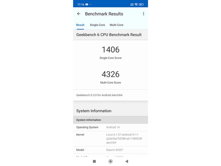  uGeekbench 6vAvŃx`}[N𑪒肵ʁB~hNXł̓gbvNXƎvXRAL^